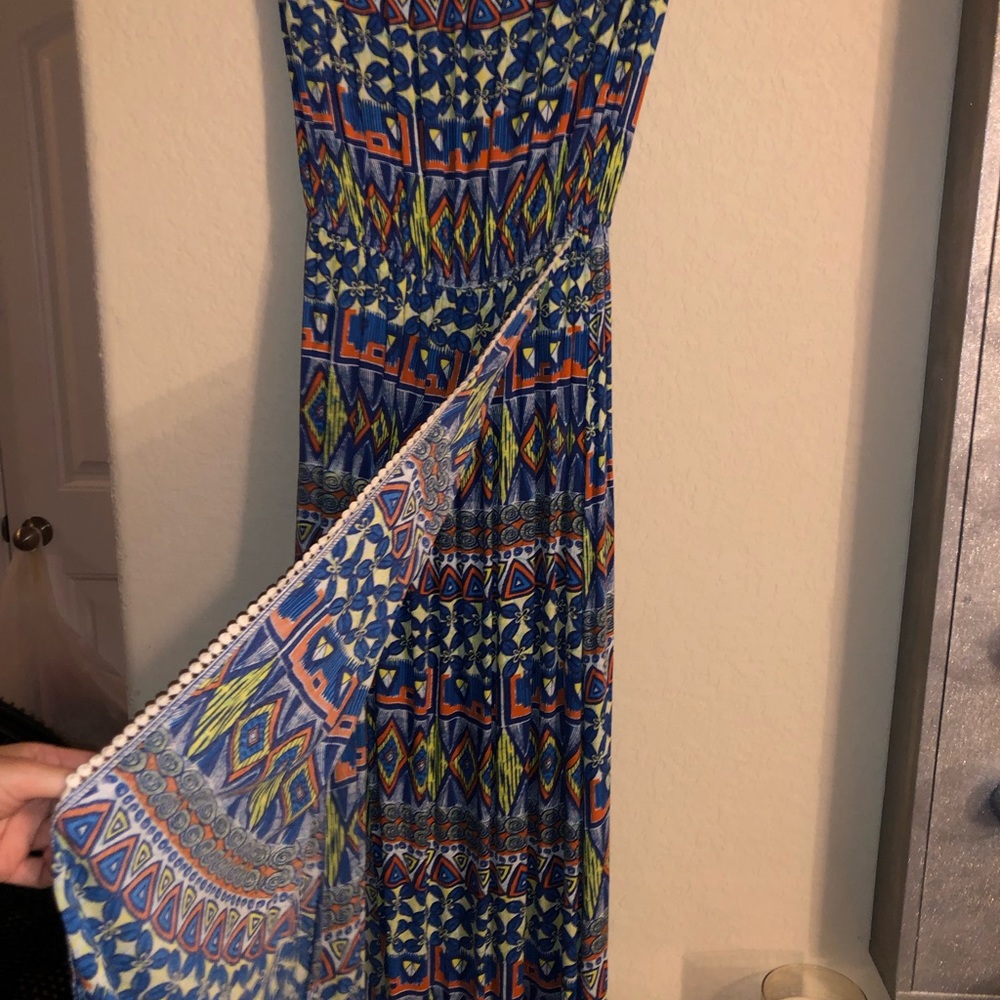 strapless liberty love maxi dress - Picture 2 of 3